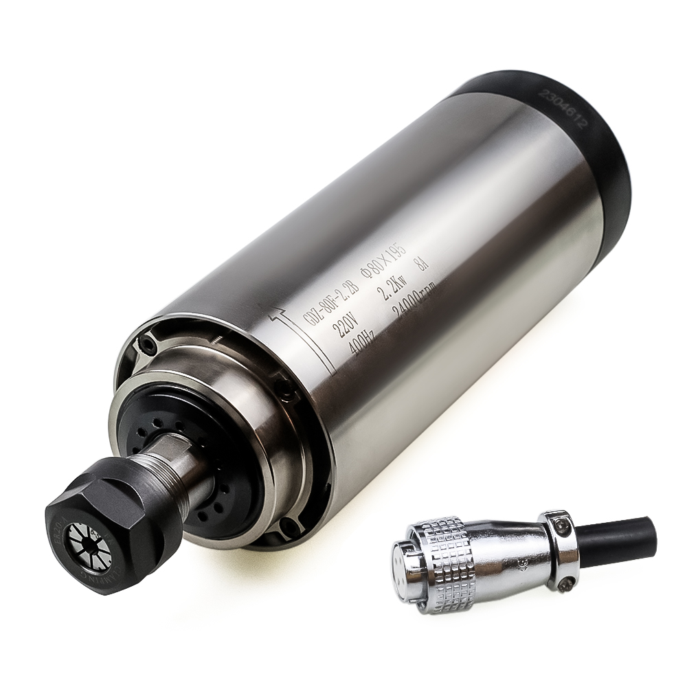 Air Cooled 1.5Kw Spindle Motor Inverter 110V - Kit de motor de husillo CNC
