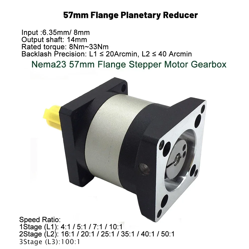 Caja de cambios planetaria 57  - Nema 23 Closed Loop Stepper Motor Driver Kit reseña y precio