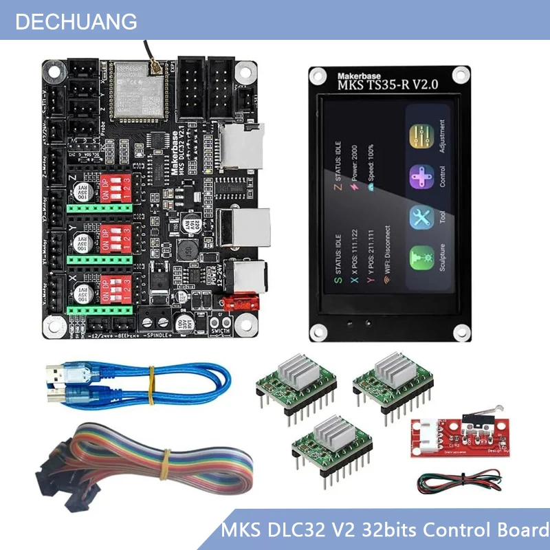 Controlador Wifi Offline GRBL  - Grbl 32 Bit Control Board Offline Display reseña y precio